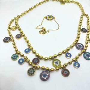 Betsy Johnson Necklace And Bracelet